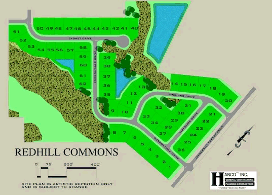 New construction in Red Hill Commons in Conway