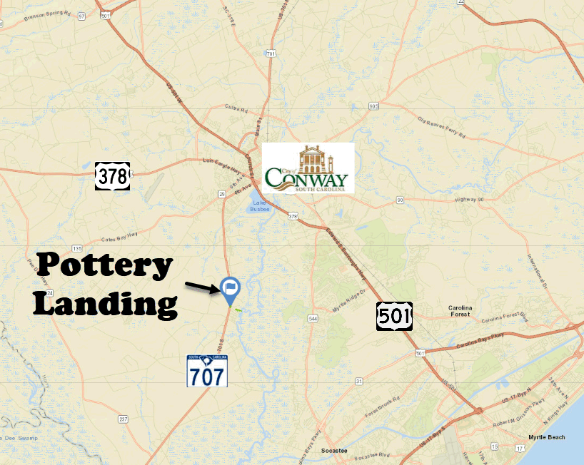 New home community of Pottery Landing in Conway by Beverly Homes