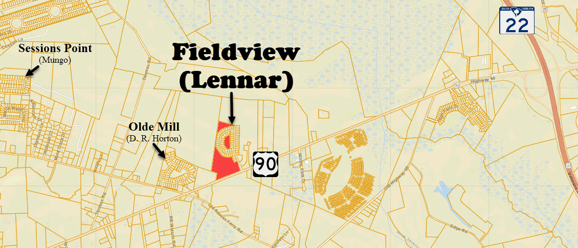 Fieldview is a new home community in Conway by Lennar.