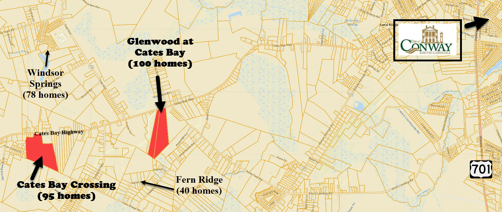 Cates Bay Crossing new home community in Conway