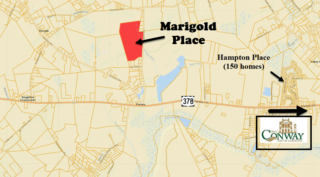 Marigold Place new home community in Conway