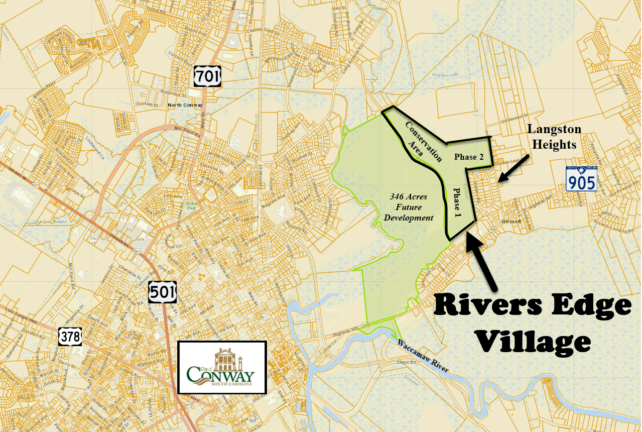 Rivers Edge Village new home community in Conway