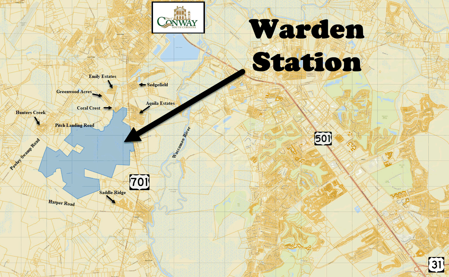 New community named Warden Station in Conway