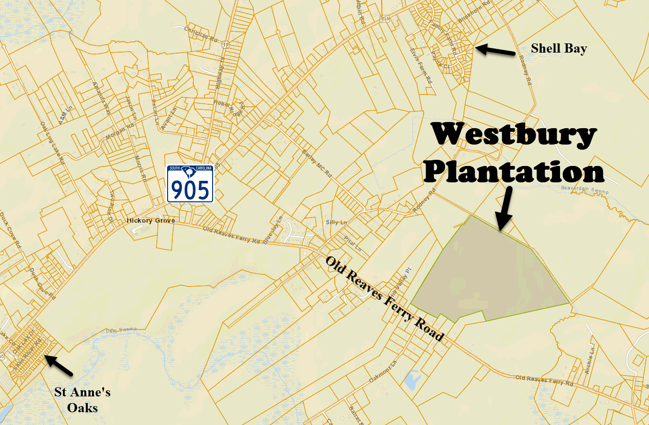 New home community of Westbury Plantation in Conway